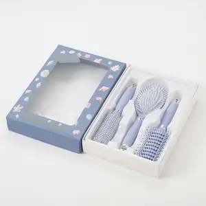 HCS Denman – brosse à cheveux démêlante pour femmes, masseur de cuir chevelu, Salon de coiffure, peigne à cheveux mouillés et bouclés