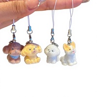 Vente Flash : Mini Breloque Téléphone Chien, Accessoire de Mode Mignon en Forme d'Animal pour Filles (Vente en Gros)