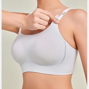 Sujetador sin Varillas <span class=keywords><strong>para</strong></span> Mujer Talla Grande YIYI, Sujetador de Maternidad y Lactancia sin Costuras, Antideslizante, Delgado y Transpirable <span class=keywords><strong>para</strong></span> Primavera y Verano - Product Image 5