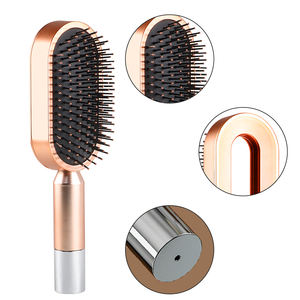 Cepillo de pelo de Borstel para mujer, Cepillo de pelo Autolimpiante, masajeador de aire 3D, autolimpieza - Product Image 6