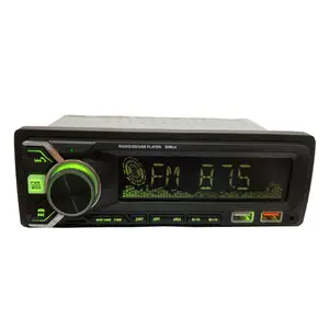 Dual USB ID3 Radio Mobil Universal Pengisian Cepat Layar LCD Audio Mobil 12V 7 Warna Layar LCD Aux Car Mp3 Player