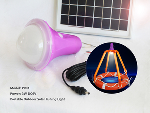 Lampe de camping portable à commande par interrupteur, DC6V, facile à transporter, lanterne de pêche, LED, crochet métallique, lumière solaire 15W, IP65, jardin - Product Image 4