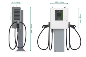 Di alta qualità 20kw 30kw 40kw 60kw stazione di ricarica rapida stazione di ricarica per nuovi veicoli elettrici DC Wallbox EV caricabatterie - Product Image 5
