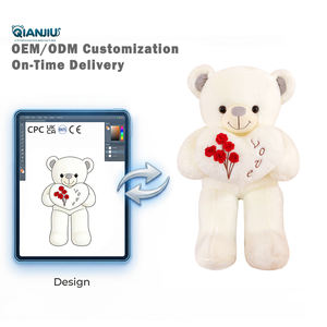 CE CPC OEM ODM Op maat gemaakte Valentijnsdag mascotte 2026 Op maat gemaakte knuffeldieren met aangepast logo - Product Image 1