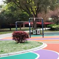 Barra Horizontal de Acero Galvanizado para Exteriores, Estación de Dominadas de Acero Sólido de 28 mm con Doble Altura, Equipo de Fitness para Parques de Entierro Directo