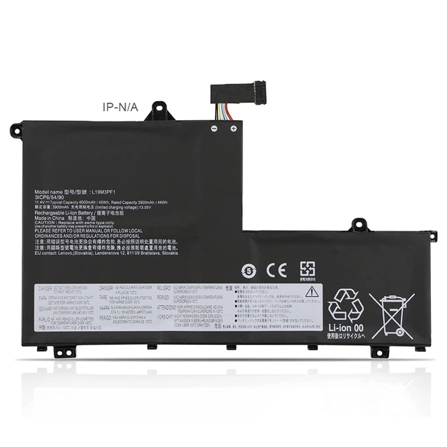 45Wh L19C3PF1 L19M3PF9 Laptop Battery for Lenovo ThinkBook 14-IML 14-IIL 15-IML 15-IIL L19M3PF1 L19M3PF2 L19L3PF1 Laptop Battery