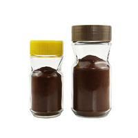 Bocal à café en verre en vrac 40g 90g Bocaux de stockage de café en verre hermétiques pour conteneur de poudre de café avec couvercle en plastique