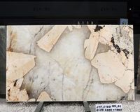 Carreaux de patagonie pierre de granit aluminium nid d'abeille rétro-éclairé Onyx mur pierre livre panneaux assortis Design d'intérieur