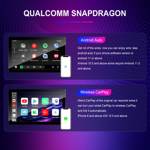 Adaptateur multifonctionnel Smart CarPlay universel avec fil et sans fil <span class=keywords><strong>Android</strong></span> 11 <span class=keywords><strong>Auto</strong></span> Navigation Compatible avec IOS et <span class=keywords><strong>Android</strong></span> - Product Image 4