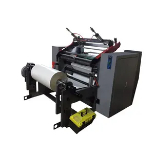 Good quality 4 kw automatic paper roll slitting making machine thermal paper slitting machine
