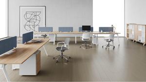 Fabricant en Chine Système de bureau modulaire en bois ouvert et convertible moderne pour 8 personnes Poste de travail Cubicle - Product Image 3