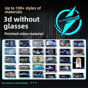 จอแสดงผลโฮโลแกรมฉายภาพสามมิติแบบไม่ต้องใช้แว่นตาขนาดยักษ์  พร้อมวัสดุและแม่แบบสำหรับการผลิตจอขนาดใหญ่แบบกำหนดเองได้ - Product Image 2