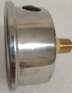 स्टेनलेस स्टील उच्च सटीकता ग्लिसरीन भरा दबाव गेज 0-6bar/0-87psi 1/4npt थ्रेड - Product Image 2