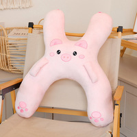 Coussin de dossier en peluche en forme de voiture de dessin animé avec rembourrage en coton PP 55 cm Décoration d'intérieur