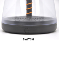 Veilleuse LED à gradation tactile rechargeable avec lueur douce et charge USB de type c pour la lecture à domicile dans la chambre à coucher