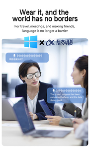 Lunettes Intelligentes Homme S336 2026 Double Caméra 800W Vidéo HD 1080P Assistant IA Enregistrement Vocal Traduction <span class=keywords><strong>ANC</strong></span> Étanche IPX-4 Type-C - Product Image 6