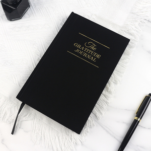 Tùy chỉnh bìa cứng kế hoạch linen vải in A5 máy tính xách tay với lá vàng - Product Image 6