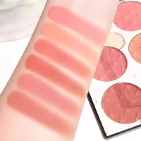 Palette de fard à joues naturel pour le visage, marque propre, personnalisée OEM/ODM, maquillage du visage, fard à joues mat, palette de contour