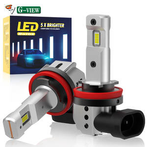 Système d'éclairage automobile Gview Brand GMX LED Feux de croisement Feux de route 8000LM Plus lumineux 60W Ampoules de phare LED H8 H11 - Product Image 1