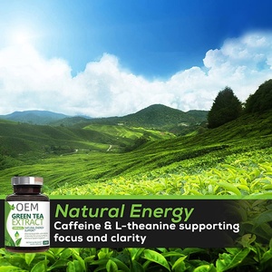 Oem Gezondheid Voedingssupplement Groene Thee Extract Capsule Ondersteunt Hart Gezondheid En Energie Niet-Gmo Vitaminen - Product Image 3