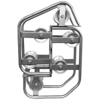 Rouleau de traction pour câbles |   Galet de guidage de câble en aluminium, roue de pose de câble en nylon robuste pour la construction de fils