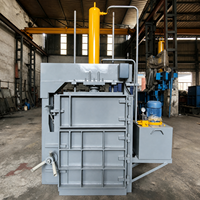 Presse à balles hydraulique verticale pour déchets plastiques, carton, métal, machine de recyclage