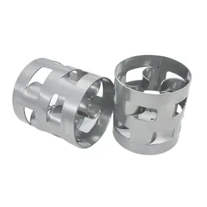 SS304 316L Tower Metal Random Packing Pall Ring 50mm