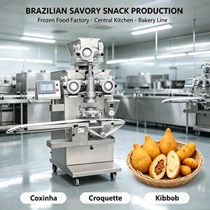 Máquina Multifuncional <span class=keywords><strong>para</strong></span> Coxinhas, Equipo de Procesamiento de Coxinhas Brasileñas Rellenas de <span class=keywords><strong>Pollo</strong></span> y Queso, con Producción Ajustable - Product Image 6