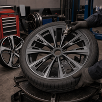 Nouvelles jantes en alliage d'aluminium forgé à rayons multiples de 20-22 pouces, décalées de 25 mm, style Sport Stance pour GT, ajustement personnalisé