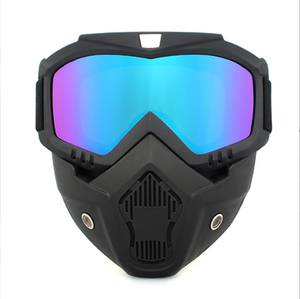Lunettes de motocross modernes en silicone Darklight, coupe-vent, protection UV, tout-terrain - Product Image 1