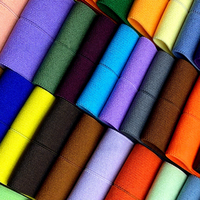 Sangle élastique en polyester couleur unie effet velours, largeur 4-12 cm, pour bordure de jupe en maille et ceinture – Stock direct usine