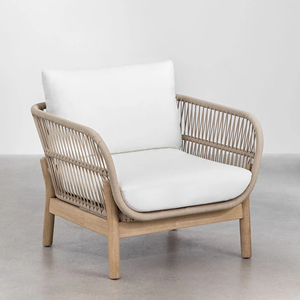 Ensemble de canapés en teck pour jardin moderne, mobilier d'extérieur de luxe pour hôtel, canapé avec coussins, mobilier de salon extérieur, mobilier de patio, ensemble de canapés de jardin - <span class=keywords><strong>Alona</strong></span> - Product Image 3