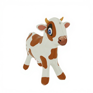 Vache gonflable, décorations animales gonflables en PVC, fournitures pour fêtes en plein air, ferme, piscine - Product Image 1