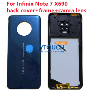 Qualità superiore AAAA per Infinix <span class=keywords><strong>Note</strong></span> <span class=keywords><strong>7</strong></span> X690B X690 coperchio posteriore della batteria alloggiamento della porta del pannello posteriore - Product Image 1