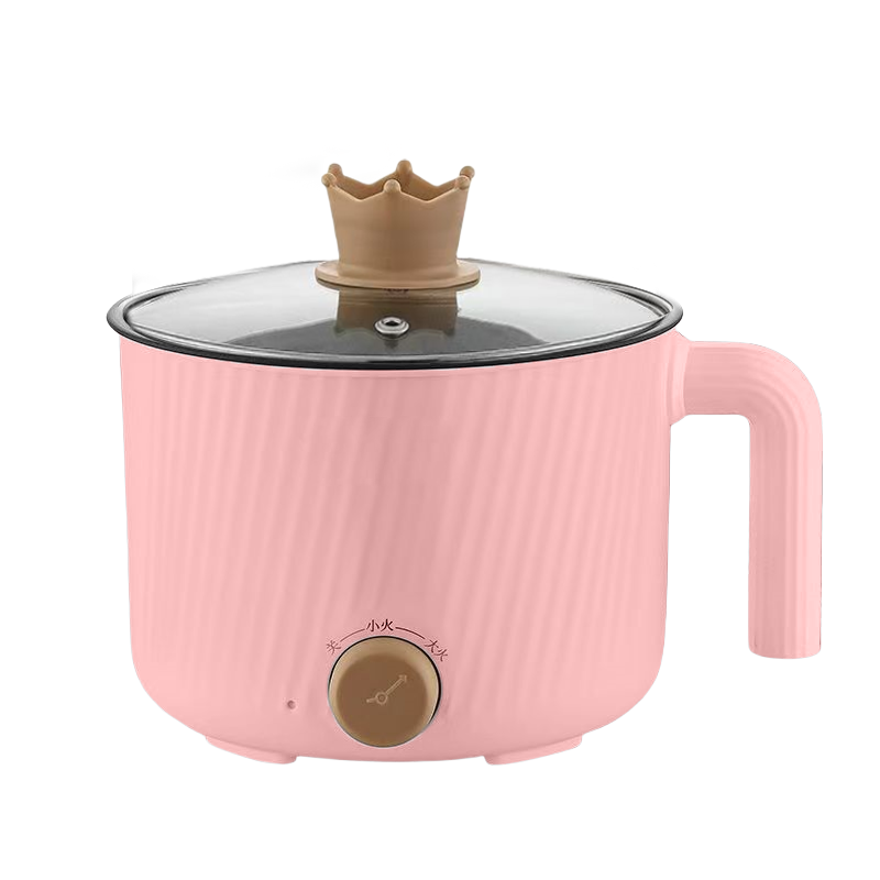 Pink-Single-pot(Non-stick/Stainless steel  inner pot)