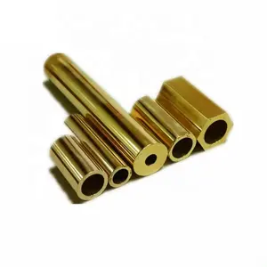 Hollow Copper Pipe Thin Wall Industry And Decorative Copper Tubes H59 H62 H68 H65 Brass Copper Pipes