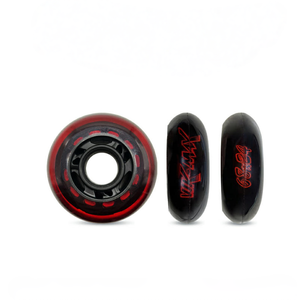 Offre spéciale sur le stock disponible : roues de patins à roulettes professionnelles en PU 76A, haute résilience, pour slalom et hockey en ligne. - Product Image 1