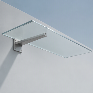 Panel de Vidrio Transparente con Bajo Contenido de Hierro, Plano, Sólido, sin Marco, para Mampara de Ducha - Product Image 5