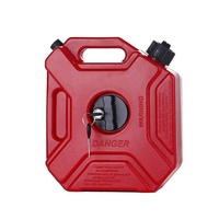 GARIDA untuk truk SUV logistik HDPE plastik berkemah Travel merah 3 galon Jerry Can minyak tangki bahan bakar bensin 11.4L ember diterima