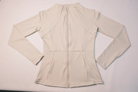 Veste de sport personnalisée pour femme, hiver, manches longues, col montant, fermeture éclair, coupe-vent, respirante, ajustée, pour gym, yoga, course à pied et fitness
