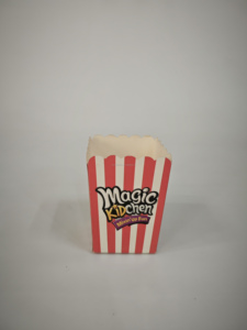 Scatole Personalizzate per <span class=keywords><strong>Popcorn</strong></span> Mini, Riciclabili, in Carta Artistica Pieghevole di Grado Alimentare con Lamina Dorata - Product Image 1