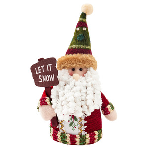 Adorable Muñeco Navideño de Santa Claus, Muñeco de Nieve y Reno con Piernas Largas, Adorno Navideño para Decoración del Hogar, Adorno de Mesa - Product Image 2