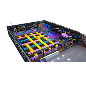 China Manufacturer 350 Sqm Commercial Indoor <b>Trampoline</b> Jump Zone Indoor Bounce Park for Kids - Product Image 1