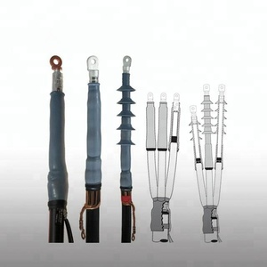 High Voltage Cold Shrink <b>Cable</b> Terminal Head 10kv/35kvoutdoorsthree-core Power Connector Silicone Rubber Sleeve Splic Splice Col - Product Image 1