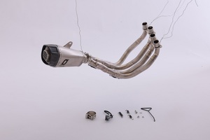After Market Système d'échappement Moto ZX4RR échappement <span class=keywords><strong>2023</strong></span> POUR KAWASAKI Ninja ZX-4RR Silencieux d'échappement tuyau Acier Titane - Product Image 2
