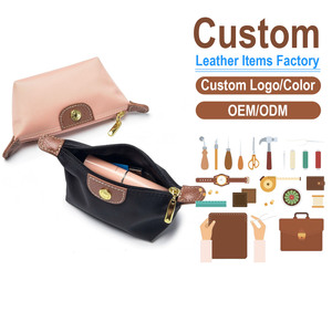 Porte-monnaie miniature personnalisé en nylon avec fermeture éclair, organiseur portable pour femmes, trousse de maquillage multifonctionnelle, style simple - Product Image 1