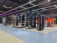 Smith Machine Multifonction Home Gym Smith Maquina Smith Machine avec Câble Crossover Squat Rack Station Tout-en-Un