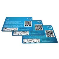 Carte VIP numérique programmable en plastique, format carte à gratter, design populaire, étanche