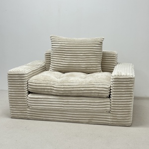 Sofá de Corduroy Resistente, Espuma de Alta Calidad, Funda Extraíble, Ligero, Moderno, <span class=keywords><strong>para</strong></span> Apartamentos <span class=keywords><strong>Pequeños</strong></span> - Product Image 3