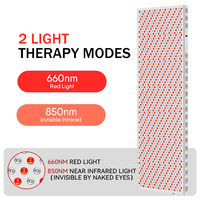 SAIDI RLT Panneau de luminothérapie infrarouge pulsé à LED de qualité médicale professionnelle pour soulager la douleur, 183 cm, panneau de luminothérapie rouge